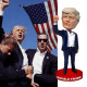 Trump 2024 Keep Fighting Action Figure Collectible Bobblehead Model Xmas Gifts